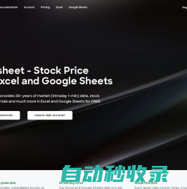 Finsheet | Stock Price in Excel and Google Sheets