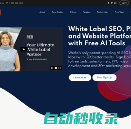 White Label SEO, PPC, and Web Design Reseller Platform - Sign Up for Free