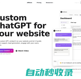 Chatbase | Custom ChatGPT for your data