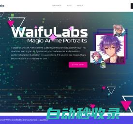 Waifu Labs - Magical Anime Portraits