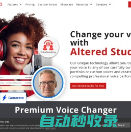 Professional AI Voice Changer Software and Services | Altered