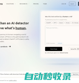 The Trusted AI Detector for ChatGPT, GPT-4, & More | GPTZero