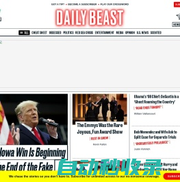 The Daily Beast: The Latest in Politics, Media & Entertainment News