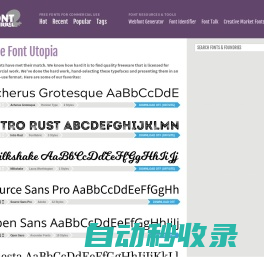 Free Fonts! Legit Free & Quality » Font Squirrel