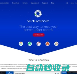 Virtualmin — Open Source Web Hosting Control Panel