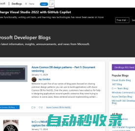 Home - Microsoft Developer Blogs