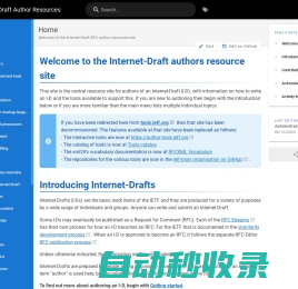 Home | Internet-Draft Author Resources