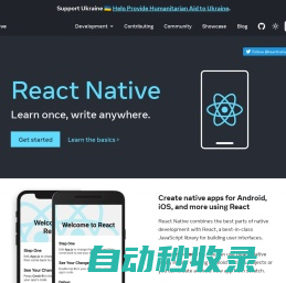 React Native · Learn once, write anywhere