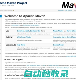 Maven – Welcome to Apache Maven