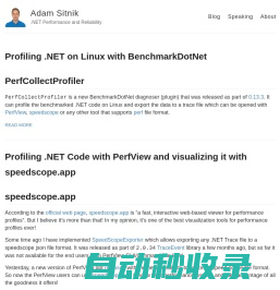Adam Sitnik – .NET Performance and Reliability