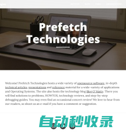 Prefetch Technologies -- Prefetch Technologies