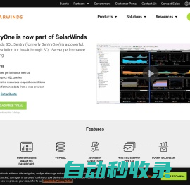 SentryOne is now part of SolarWinds | SolarWinds