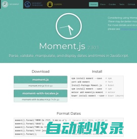 Moment.js | Home