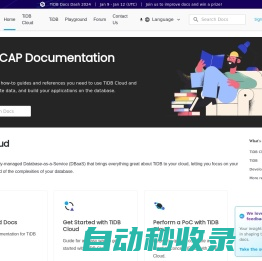 PingCAP Documentation | PingCAP Docs
