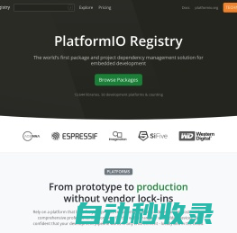 PlatformIO Registry