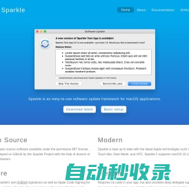 Sparkle: open source software update framework for macOS