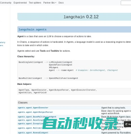 LangChain Python API Reference Documentation.