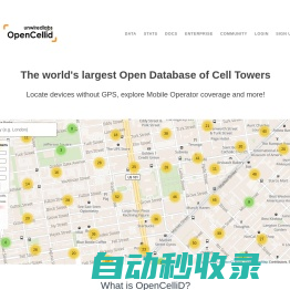 OpenCelliD - Largest Open Database of Cell Towers & Geolocation - by Unwired Labs