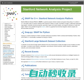 SNAP: Stanford Network Analysis Project