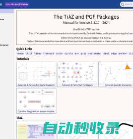 PGF/TikZ Manual - Complete Online Documentation