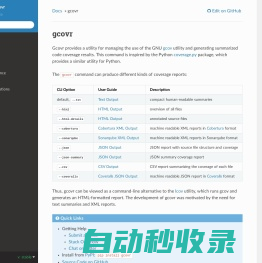 gcovr — gcovr 7.2 documentation