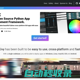 Kivy: Cross-platform Python Framework for GUI apps Development