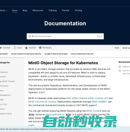 MinIO Object Storage for Kubernetes — MinIO Object Storage for Kubernetes