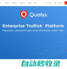 Enterprise Cyber Risk & Security Platform | Qualys