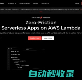 Serverless: Zero-Friction Serverless Apps On AWS Lambda & Beyond.