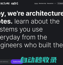 Architecture Notes — System Design &  Software Development | Mahdi Yusuf | Substack