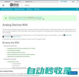 Analog Devices Wiki [Analog Devices Wiki]