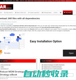 Download JAR files with all dependencies