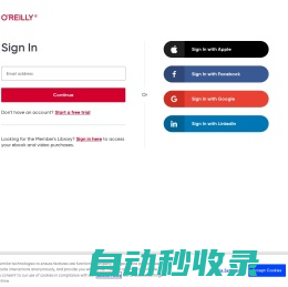 Sign In to O'Reilly