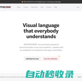 GLYPHICONS - Visual language that everybody understands