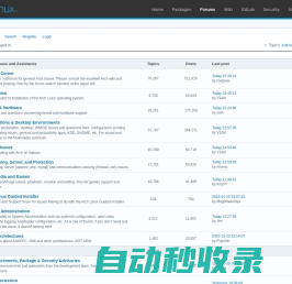 Arch Linux Forums