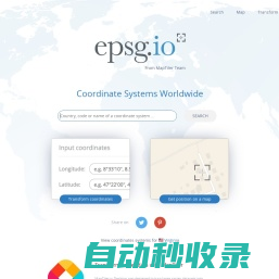EPSG.io: Coordinate Systems Worldwide