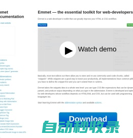 Emmet Documentation