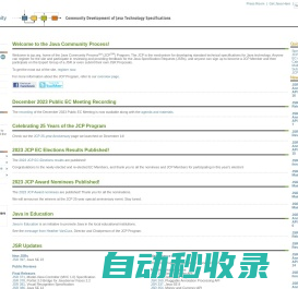 The Java Community Process(SM) Program