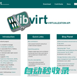 libvirt: The virtualization API