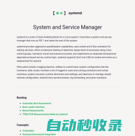 System and Service Manager