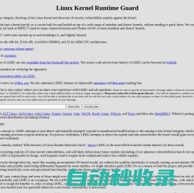 LKRG - Linux Kernel Runtime Guard