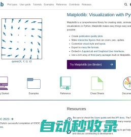 Matplotlib — Visualization with Python