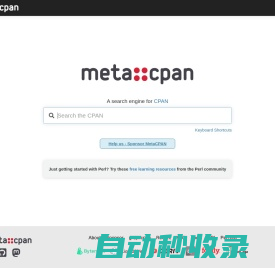 Search the CPAN - metacpan.org