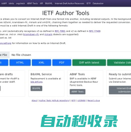 IETF Author Tools