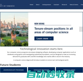 Department of Computer Science, University of Toronto