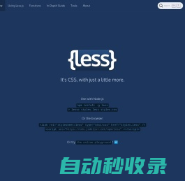 Getting started | Less.js