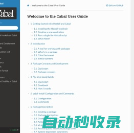 Welcome to the Cabal User Guide — Cabal 3.11.0.0 User's Guide