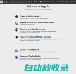 Bugzilla Main Page