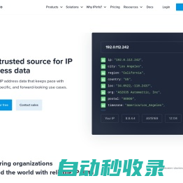 Trusted IP Data Provider, from IPv6 to IPv4 - IPinfo.io