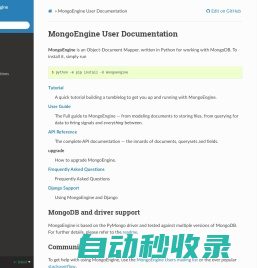MongoEngine User Documentation — MongoEngine 0.27.0 documentation